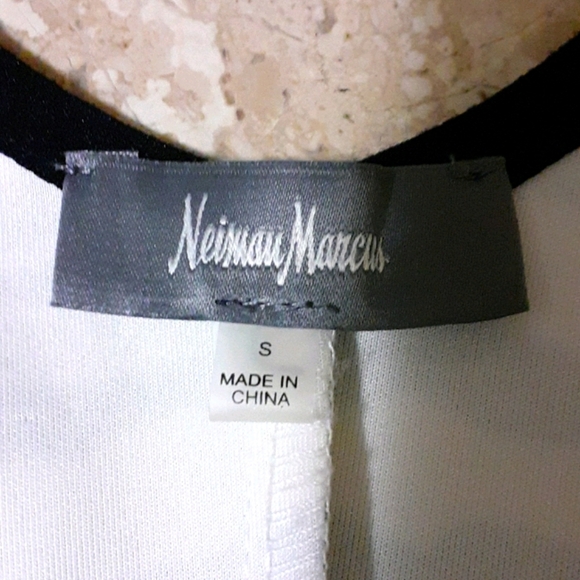 Neimans Skater Dress Scuba Fabric Zebra Blak White Size Small NWT - Picture 5 of 6